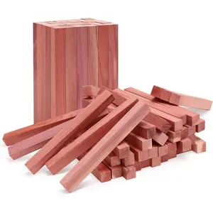 Cedar Blocks for Clothes Storage, 50 count Cedar Sticks, Aromatic Red Cedar  Chips, Cedar Planks for Closets, Drawers, Wardrobe