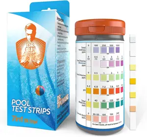 Pool and Hot Tub Test Strips - -Grade Precision 7-1 Pool Test Kit - Testing pH, Free Chlorine(Bromine), Total Alkalinity & Cyanuric Acid & More - Pool Water Test KitQuesearQuesear