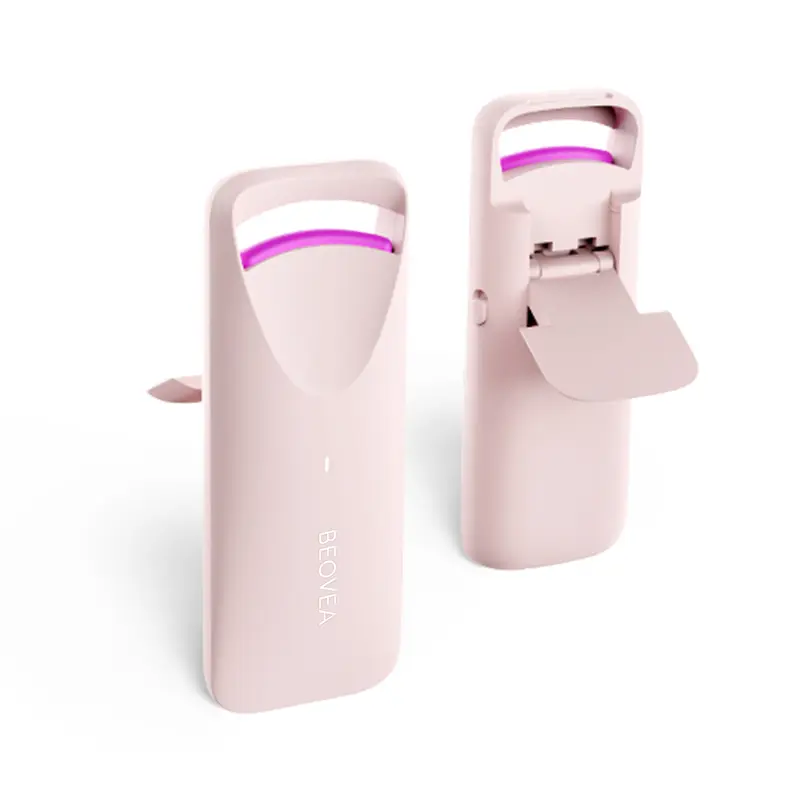 Heated Eyelash Curler Electric with Heat Sensitive Silicone Pad Type-C Rechargeable Mini Lash Curler 8s Fast Heating 24hrs Long Lasting Lash Lift to Style Natural Eyelashes