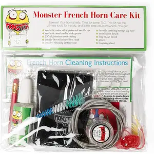 Horn Care and Cleaning Kit | Rotor Valve  w/Easy-to-Use  Applicator Tip, Slide , and Cleaning Brushes to Take Care of Your  Horn
