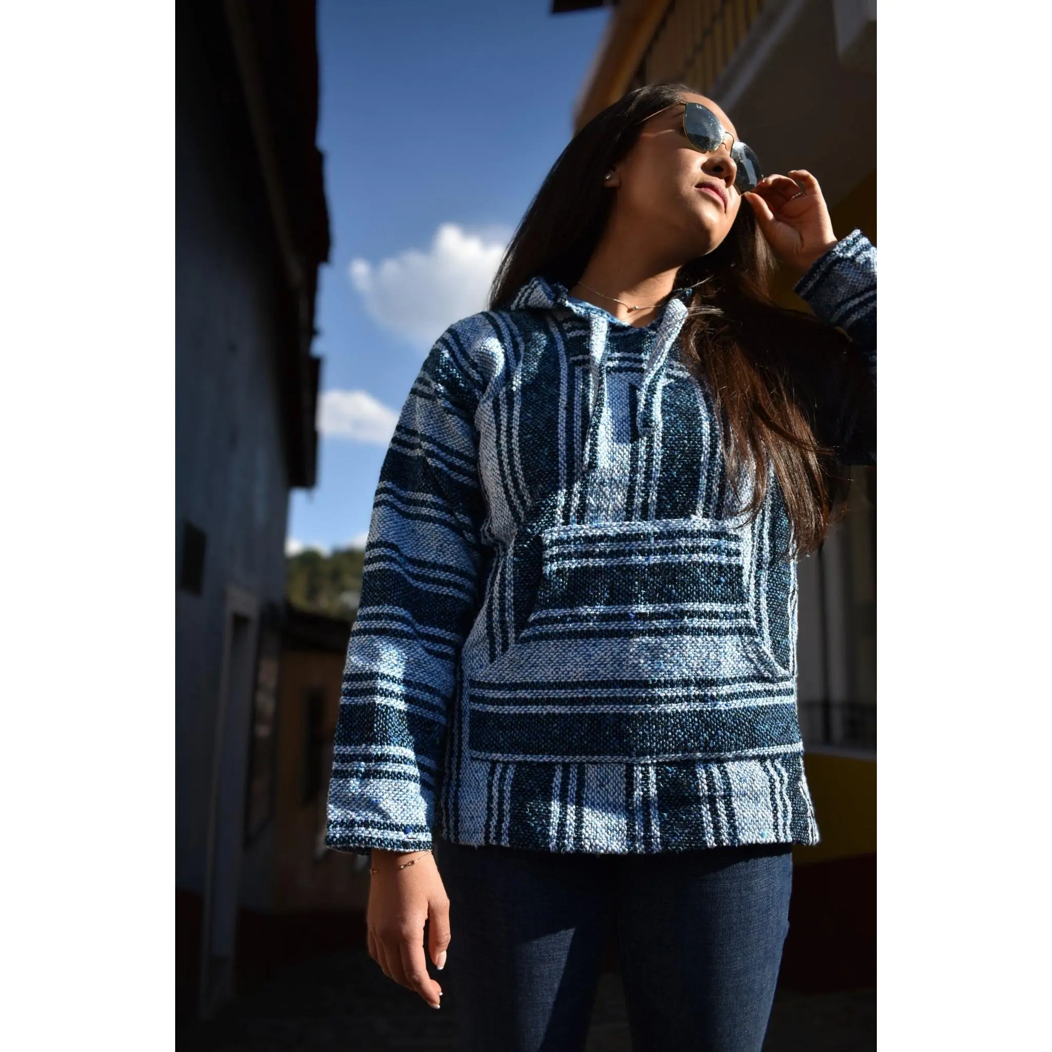 Baja Hoodie Dark Blue