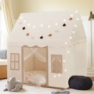 Large Kids Play Tent with Mat, Indoor and Outdoor, JoyHut Classic, Non-Slip Mat, Easy to Assemble, Machine Washable, Perfect Christmas Gift for Boys, Girls, 52 x 35 x 52 Inches, TikTokShop HolidayHaul