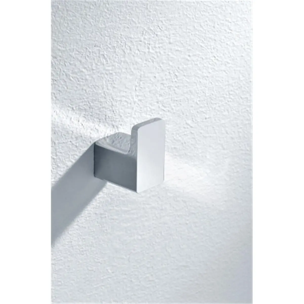 212 MAIN Dawn Series Contemporary Wall-Mounted Robe Hook, Chrome Finish, One Size, 0.47 lbs Sturdy Bathroom Accessory, Stainless Steel Towel Hook for Indoor Use