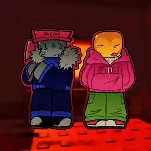 Andrew or Ivan Bad Things Keychains, Roblox Cute, Durable, And Perfect For Bags, Keys, Or Gifts. Great For Daily Use Or As Thoughtful Little Gifts For Your Friends And Yourself.