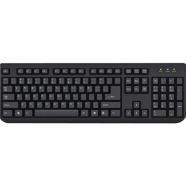 Ergoguys AEKEY Arabic and English Bilingual 101 Keyboard Keyboard