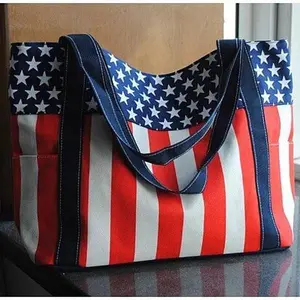 USA Star Spangled Canvas Bag