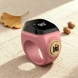 Muslim Prayer Counter with APP Precision Reminder, Waterproof Design, Long Battery Life, 33/99 Beads, Smart Electronic Rosary