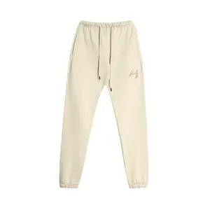 Kady's blank cuffed sweatpants (Rice Apricot)