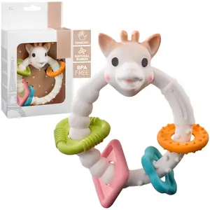 Teething Colo'rings |     Light & Easy to Grasp |     Designed with Natural Rubber to Soothe & Awaken All 5 Senses