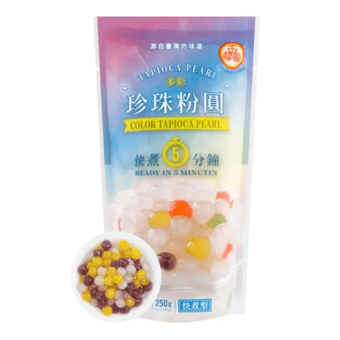 Tapioca Pearl Boba Assorted Multi Color 8.82 oz