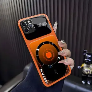 “God’s Plan” MagSafe phone case — neon cyberpunk faith magnetic cover for iPhone 11 Pro Max — 975