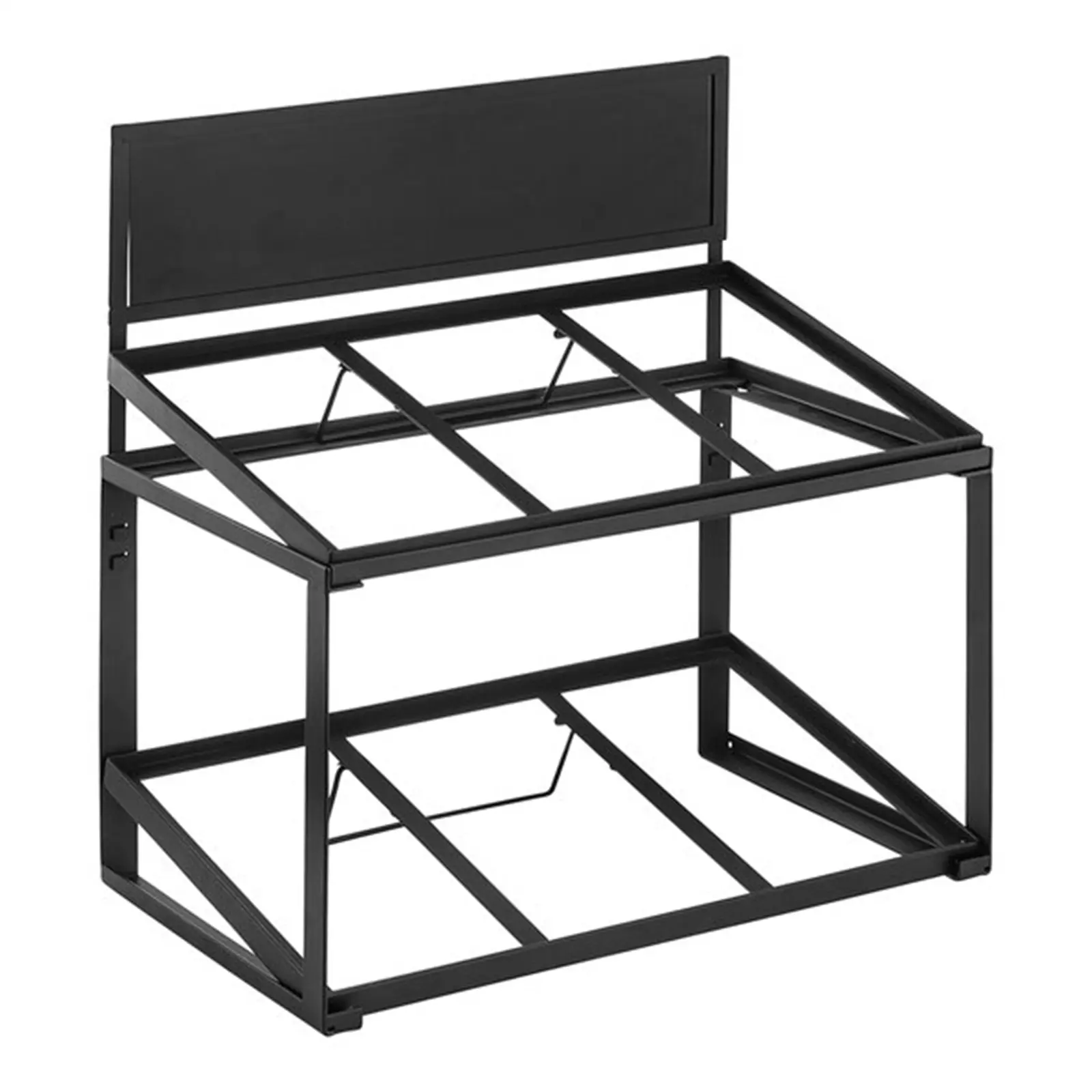 Tablecraft 11000 Two Tier Crate Display - 21 1/2" x 13 1/2" x 22 1/4" WS-80811000
