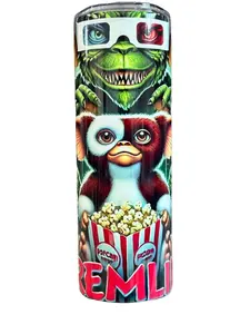 Take Me To The Movies Gremlins - 20oz oz 20 oz. 20oz. - Skinny Straight Sublimation Tumbler - Amy's Tumbler Junkies - Your Favorite Tumbler Shop!