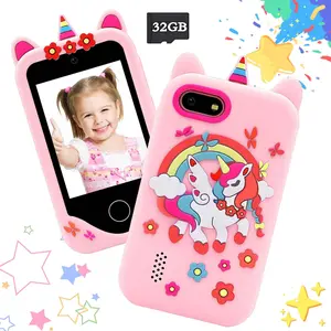 2.8 Inch Touchscreen Kids' Toy Phone, Dual Cameras, Large Battery, Learning Apps & Games, 32GB Card Included, Perfect Gift for 3-12 Year Olds