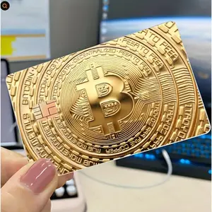 New 2pcs Bitcoin Series Card Holder Set, Creative Credit Card Skin Protector Stickers, Decorative Bank Card Covers