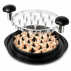 Chicken Shredder Tool – Large Capacity Meat Shredder with Anti-Slip Base, Twist Design for Fast Shredding, Dishwasher Safe Kitchen Gadget tiktokshopspringglowup