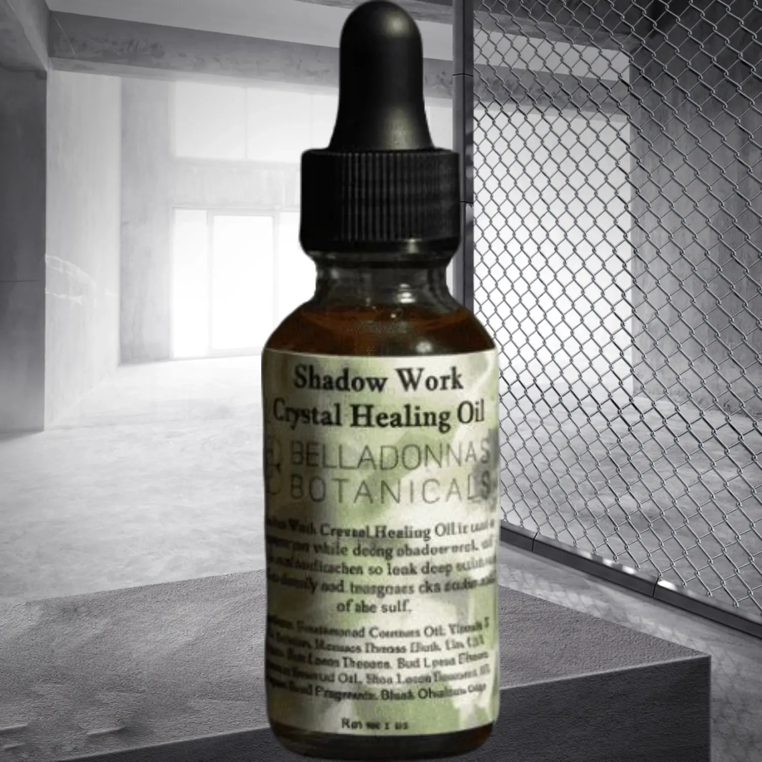Shadow Work Crystal Ritual Oil — Introspection & Inner Reflection