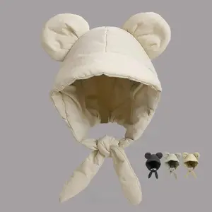 Mickey Mouse Head Warm Ear-Protective Beanie Lightweight Skin-Friendly Halloween Outdoor Masks Mint Green 56-60cm