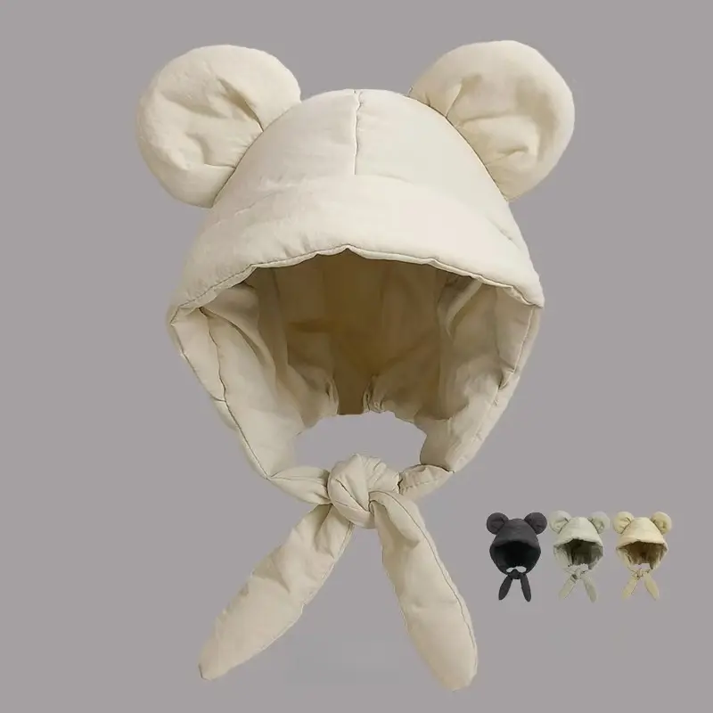 Mickey Mouse Head Warm Ear-Protective Beanie Lightweight Skin-Friendly Halloween Outdoor Masks Mint Green 56-60cm