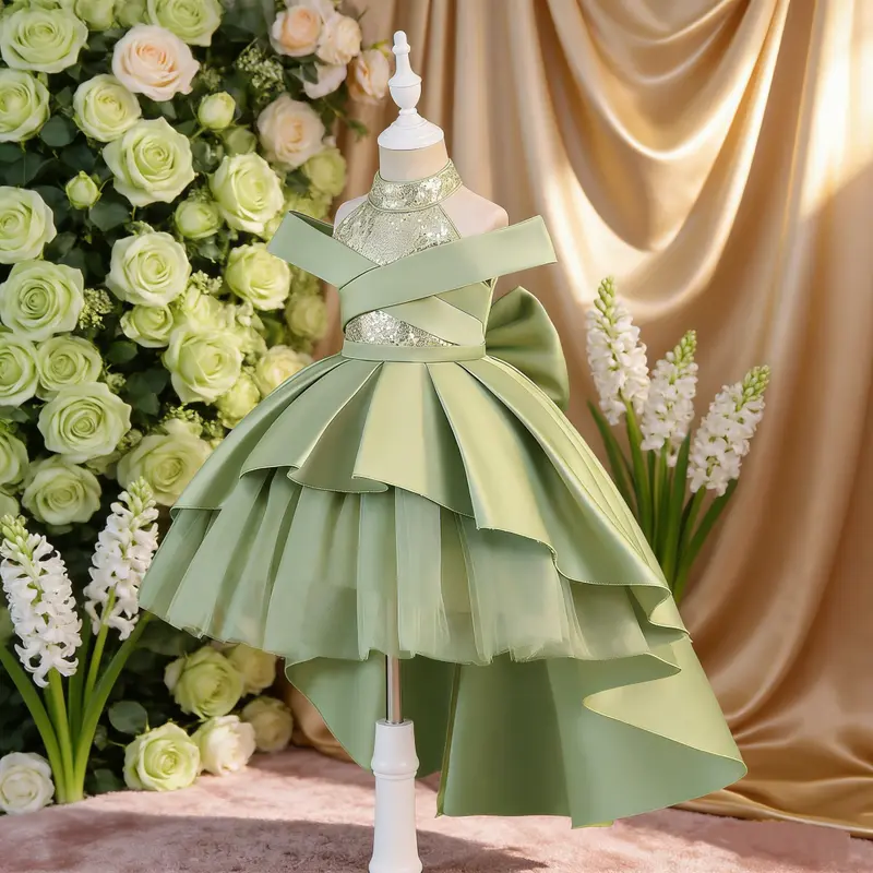 zara green dress girl - TikTok Shop