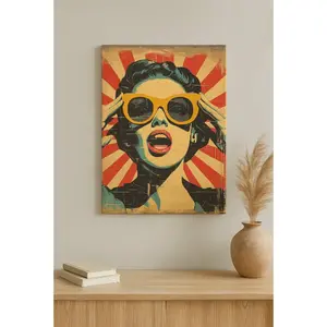 vintage canvas tablo,retro wall painting