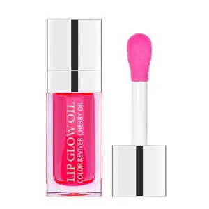 Mothers Day Gift Hydrating Lip Glow Oil, Moisturizing Lip Oil Gloss Natural Lip Plumper, Transparent Toot Tinted Nourishing Long Lasting Repairing Lightening Lip Lines