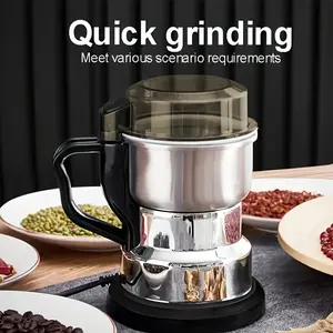 1pc grinding machine, five-grain and miscellaneous grain flour mill, small household pulverizer, high-power crusher and wall breaking machine, suitable for kitchen use, home cooking, and is a must-have for Christmas gifts