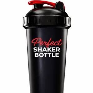 Perfect Shaker Bottle 28oz | Leak-Proof Protein Shaker Cup | BPA-Free, Dishwasher Safe | Gym, Fitness & Smoothie Bottle – Black