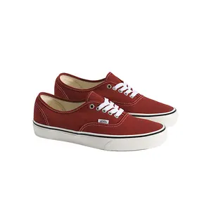 VANS Men's Authentic Duck Canvas Low-Top Lace-Up Sneaker with Vulcanized Rubber Waffle Sole