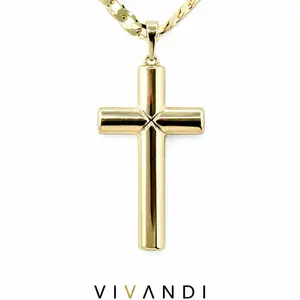 Vivandi Plain Cross Necklace