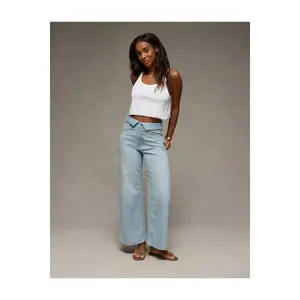 AE Curvy Super High-Waisted Baggy Wide-Leg Jean