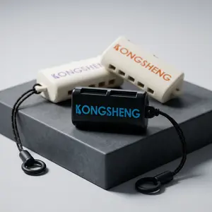 KONGSHENG 5-Hole Diatonic Miniharp Harmonica - Colorful, Compact Wind Instrument, Portable, Traditional Sound, Ideal for Beginners