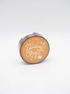 Coffee Gingham Washi Tape