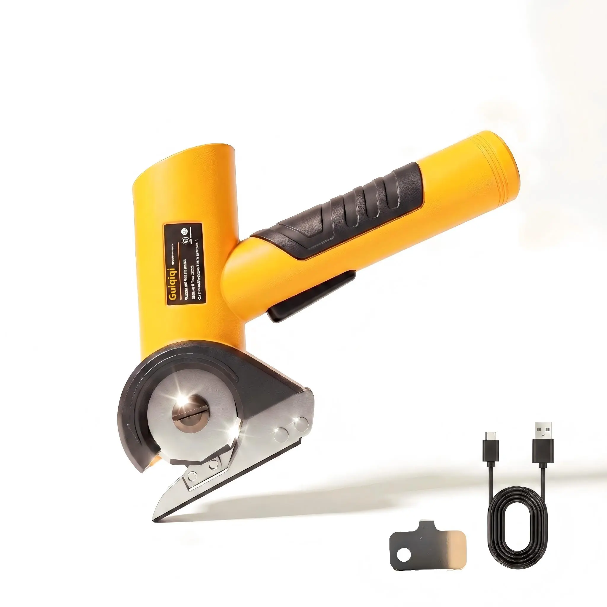 Rechargeable Cordless Scissors with Automatic Fabric Cutting System for Precise Cutting of Clothing, Cardboard, Carpeting, Faux Leather Industrial Grade Tool, Perfect Gift Choice!