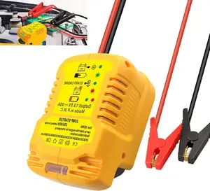 Jumper Starter Adapter for DeWalt 20V 60V Battery Car Battery Jump Cables,Up to 3.5L Gas or 6.5L Diesel Engines,12V Portable Car Jump Starter,Automotive Booster Cable Adapter(Battery not Included)