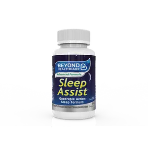 Sleep Assist Natural Sleep Aid Supplement For A Better Night's Sleep| Extra Strength Sleeping Pills |Anxiety Relief | 200MG Magnesium | 100 MG 5-Hydroxytryptophan | 400MG L-Theanine | 100MG GABA | 100MG Phellodendron Root | Melatonin Supplement