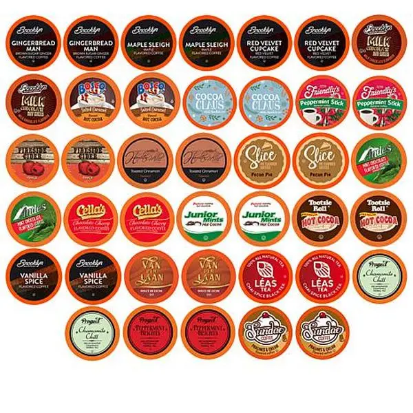 Two Rivers Holiday Flavors K-Cup Pods, Variety Pack - 40-Count