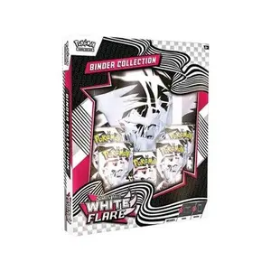 Pokémon White Flare Binder Collection 5 Packs - Official Trading Card Game Storage Solution
