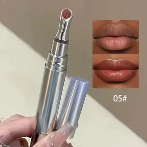 Tinted Lip Gloss - Hydrating, Dewy, and glossy, provides long-lasting moisture, enhances lip color, plumps and full, non-sticky, available in 6 shades. A must-have for daily wear, parties, and stage performances. Ideal gift for Christmas, Halloween