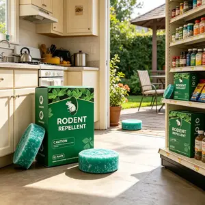 Home rat repellent device — plant-based anti-rat balls, safe and non-irritating, suitable for kitchen, wardrobe, garage