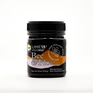 UMF15+ MGO 550+ Manuka Honey 250g - Raw Unpasturated Honey with Natural Flavor and Sweet Taste