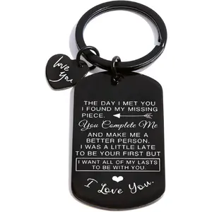 To My Man  Valentines Gifts: key chains for Men Son Him Birthday Anniversary