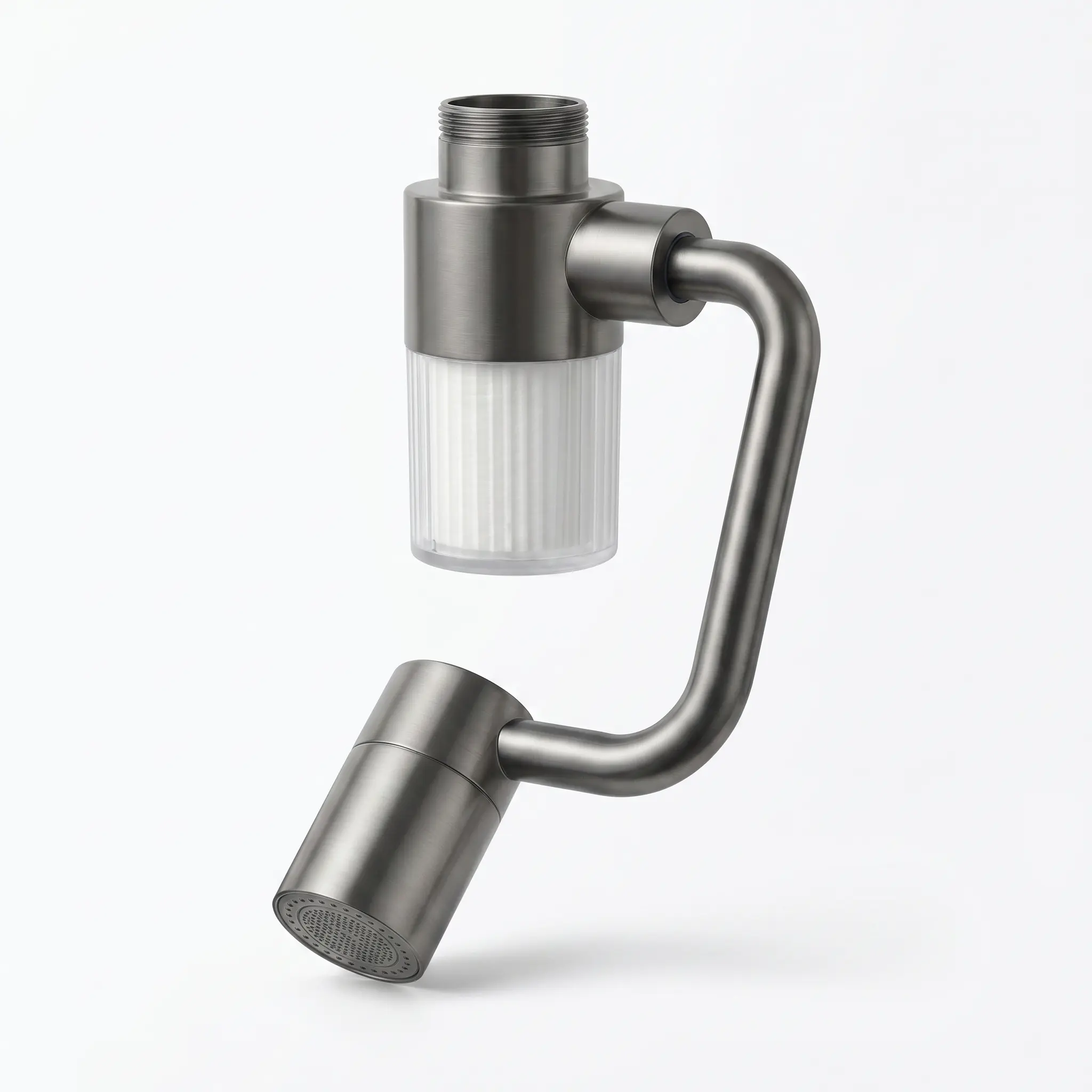 1080°Swivel Faucet Extender, Sink Water Faucet Aerator Extension, kitchen sink faucet, Kitchen Rotating Extension with 2 Mode Splash (Black, Extender with filter) tiktokshopspringglowup rotate