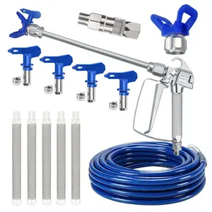 ZHUITU Airless Paint Sprayer Kit| Handheld Spray Gun, Multi-Application Painting Tool, Portable Power Tool for DIY & Construction swivel joint budget spraying ador Adjustable Electric latex esprayador ade pintura adora pulverizador de