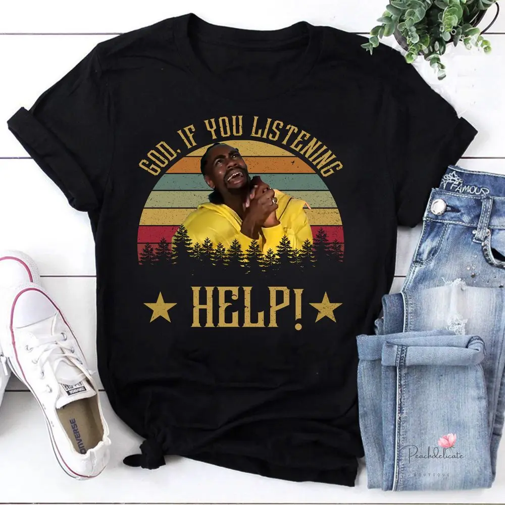 God If You Listening Help Half Baked Vintage T-Shirt, Dave Chappelle Shirt, Half Baked Shirt
