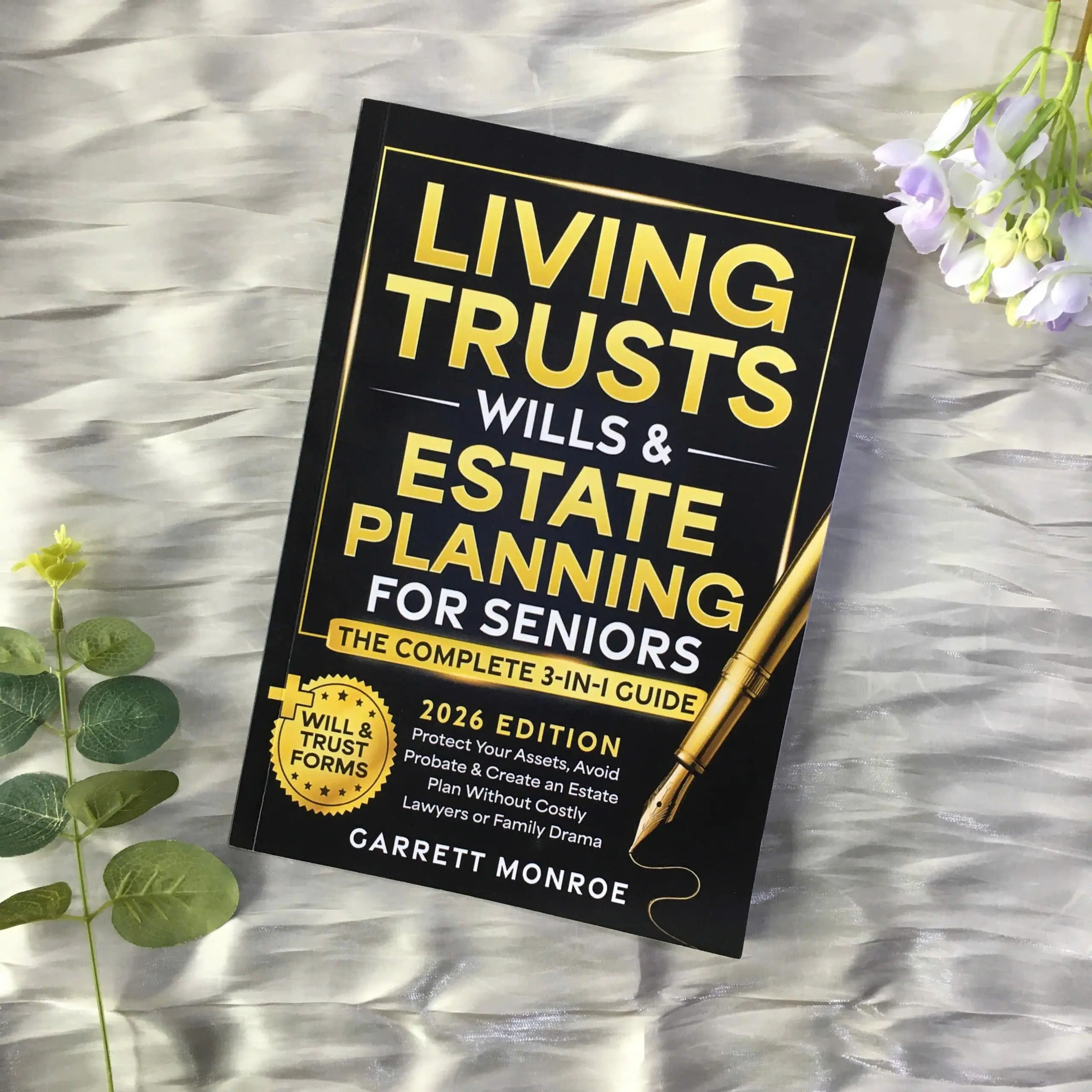 2026 Edition Living Trusts & Estate Planning Guide Book Set, Retirement, Wills & Estate Planning Reference Books for Adults