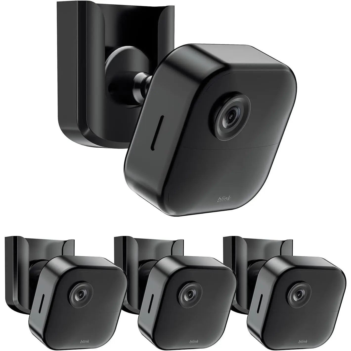 Blink Outdoor Camera Mount, No Drilling Mount Bracket Compatible with Blink Outdoor 4/ Blink Mini 2/ Blink , Adhesive No Screws Mount for Blink Cameras,3Pack (Blink Camera is Not Included)