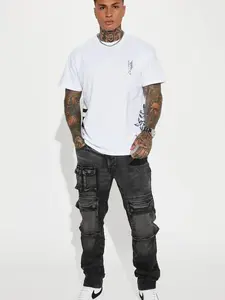 Black Roses Short Sleeve Tee - White