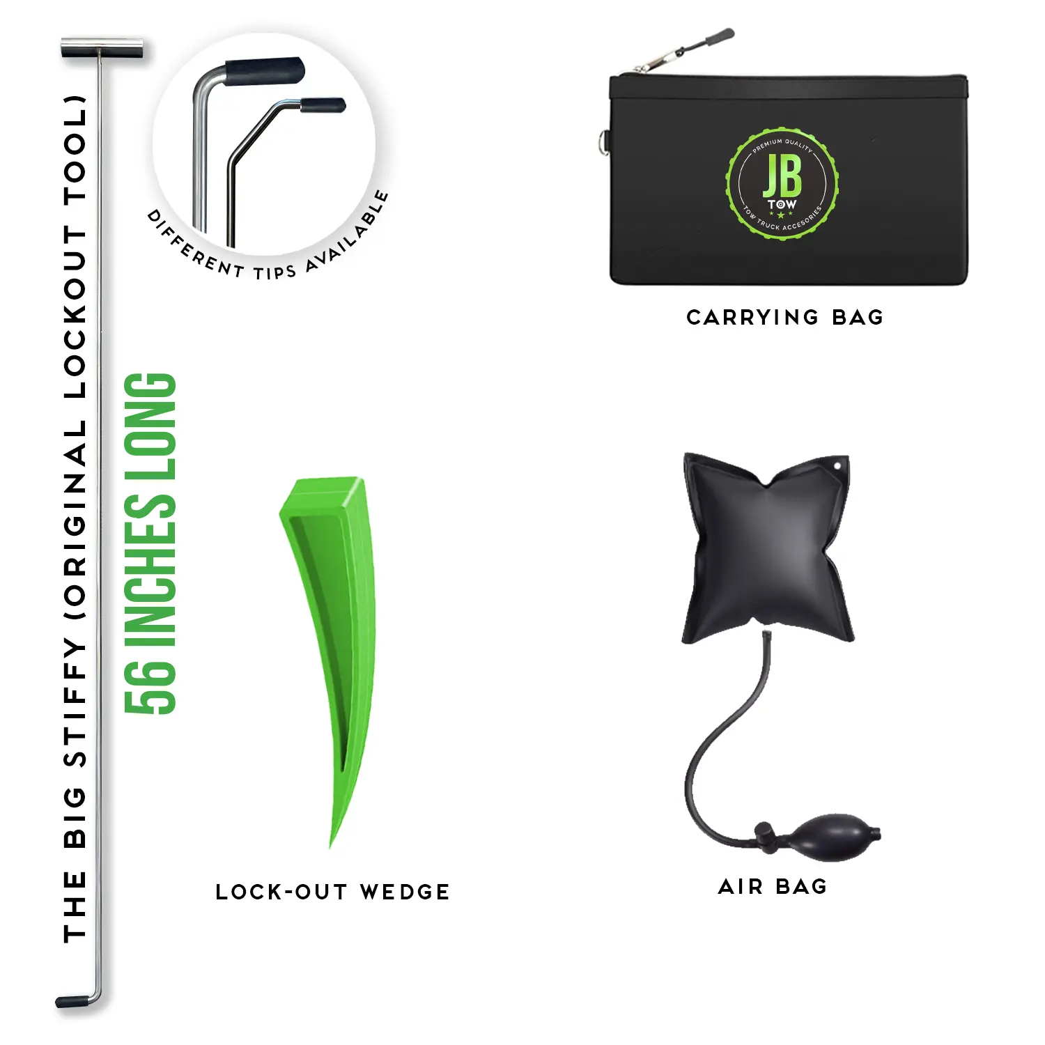 The Big Stiffy Kit with FREE Protector Sleeve Air Bag