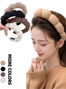 Cloud Shaped Sponge Puffy Headband, Fashion Hair Accessories for Women & Girls, Minimalist Headwear Suitable for Thick Hair